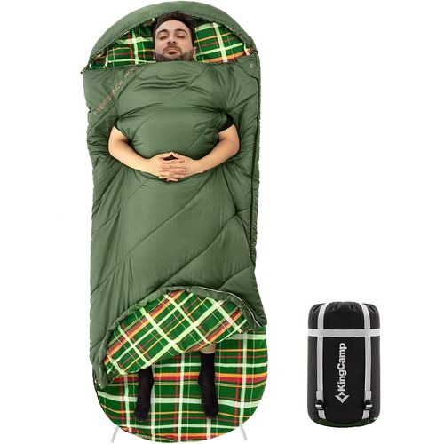 Chenquansarl-Sac De Couchage Adulte Enfant En Flanelle Avec Fermeture Éclair Pour Bras Et Pieds Sac De Couchage Camping 3-4 Saisons Chaud Portable Grand Froid Pour Camping Randonnée Voyages Extérieur
