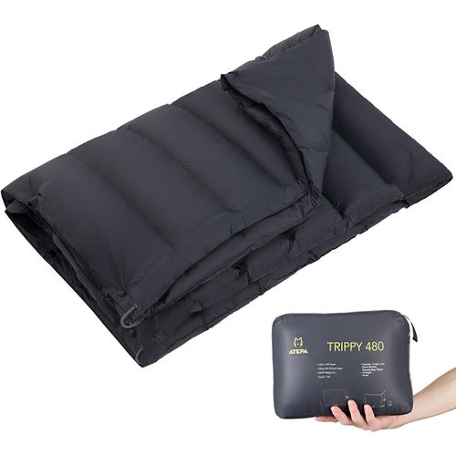 Chenquansarl-Sac De Couchage Couette En Duvet Ultra Légère Cape 3 En 1 C Pour Camping Extérieur Iintérieur Et Voyage Tissu En Nylon Ripstop 69 X 53 Pouces