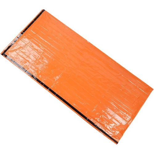 Chenquansarl-Sac De Couchage De Camping, Sac De Couchage D'urgence Portable Extérieur Garder Au Chaud Sac De Couchage Momie Résistant À L'humidité Par Temps Froid Tapis De Camping Orange