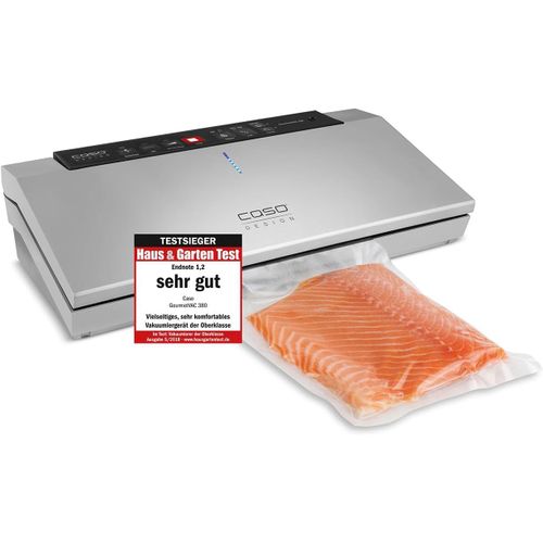 ChenQuanSarl-Gourmetvac 380, Machine À Emballer Sous Vide, Double Soudure, Pompe À Piston (15 L/Min) Et Moteur Puissant, Force De Vide Et Temps De Soudage Réglables, Avec 10 Sacs De 20 X 30 Cm