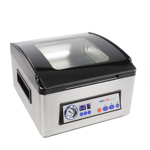 ChenQuanSarl-Svt-03100 Ivide Appareil De M Sous Vide Pour Emballage Et Conservation DAliments Secs Et Humides Avec Chambre De 300 Mm Et Pompe À Piston