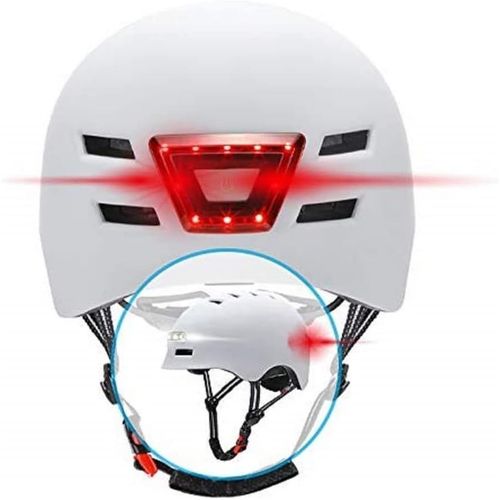 Chenquansarl-Casque Velo, Trottinette Avec Feux Avant Et Arriere Integres Me135
