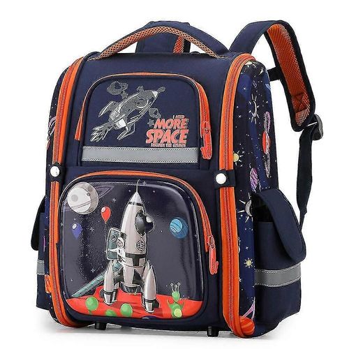 Nouvelle ¿¿cole adolescente sacr¿¿ment masculin ?tudiant primaire dessin anim¿¿ de la r¿¿duction de la charge de massage Air Cushion Space Backpack