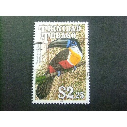 51 Trinidad, Tobago 1990 / Faune, Oiseau, Ramphastos / Yvert 657 Fu
