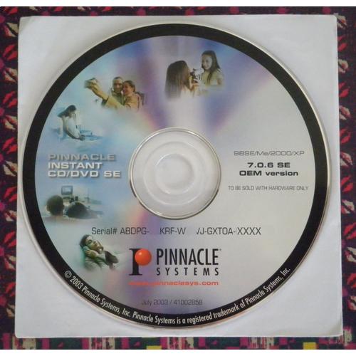 Pinnacle Instant Cd/Dvd V7
