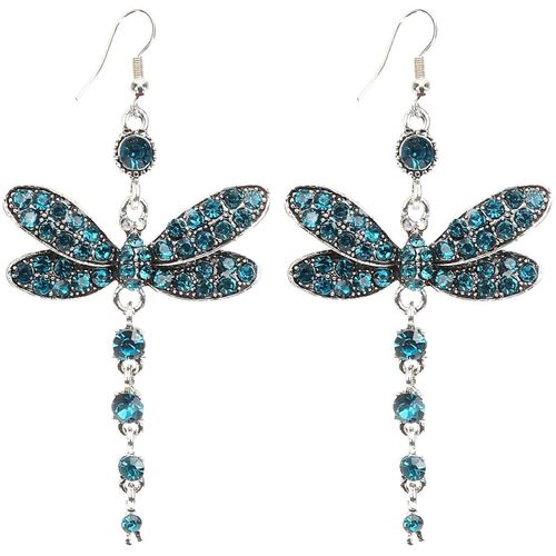 1 Paire De Boucles D'oreilles En Verrue Femelles Boucles D'oreilles Boucles D'oreilles Libellules Bijoux En Strass