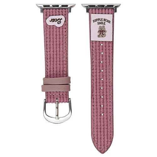 Waffle Texture Nylon Watch Band Pour Apple Watch Series 10 42mm / 9 8 7 41mm / Se (2023) Se