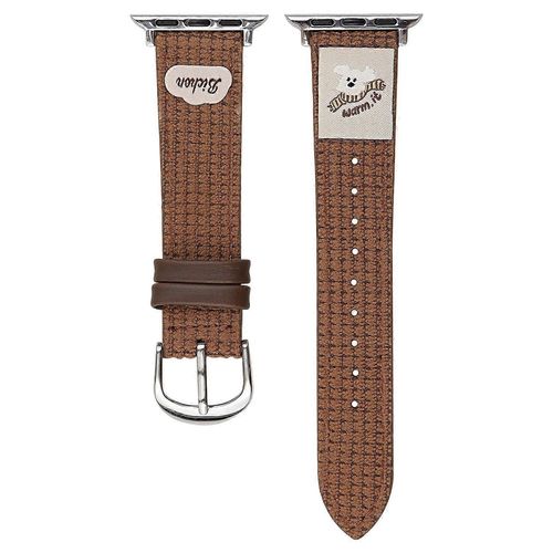 Waffle Texture Nylon Watch Band Pour Apple Watch Series 10 42mm / 9 8 7 41mm / Se (2023) Se
