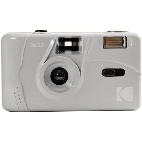 CLOUDDS_M35 Da00255-Appareil Photo Rechargeable 35Mm,Objectif Grand Angle Fixe,Viseur Optique,Flash Intégré,Pile Aaa \U2013 Gris