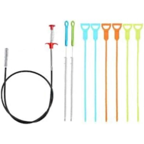 ytseazn-9 Pièces Canalisation Deboucheur Evier Deboucheur Canalisation Pince Attrape Tout Deboucheur Toilette Brosse De Pour Ponceuse À Bande,Limer,Affûter Et Dérouiller