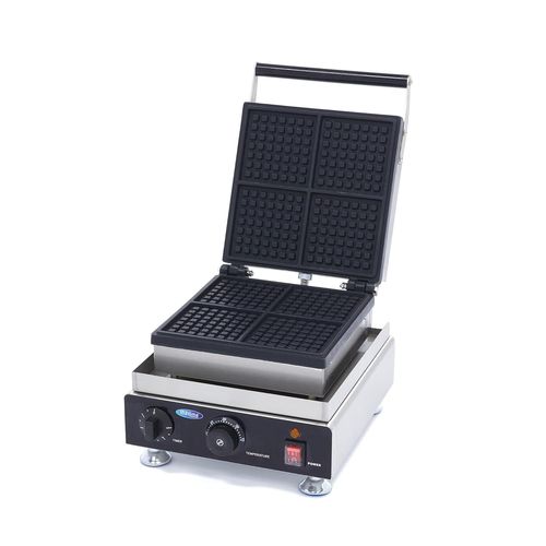 Yemaesre-Gaufrier 4 Pièces Gaufre Carrée - Mini Gaufres - Gaufrier Professionnel - Taille Compacte - Revêtement Antiadhésif