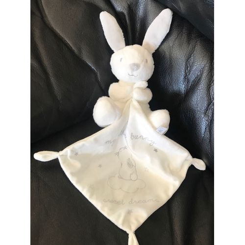 Doudou Simba Toys Lapin Blanc Gris My Little Bunny Sweet Dreams
