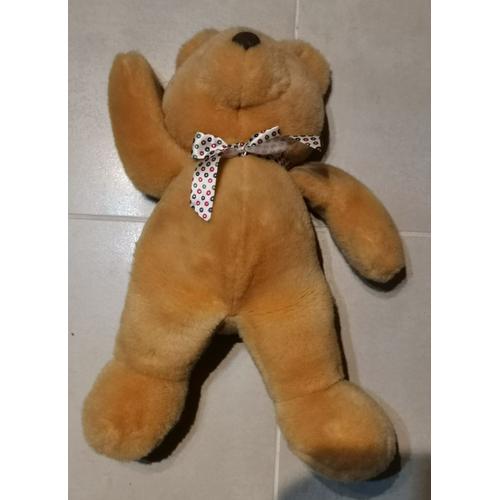 Nounours, Ourson, Teddy Bear Doré En Peluche