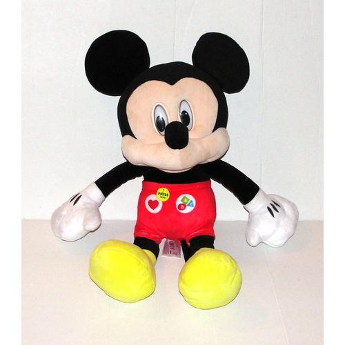 Peluche Interactive Mickey Émotions Peluche Qui Parle Français Avec La Vrai Voix De Mickey Disney Imc Toys