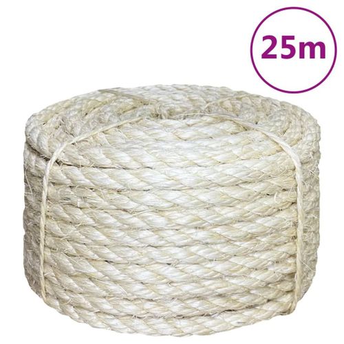 vidaXL Corde 100 % sisal 12 mm 25 m