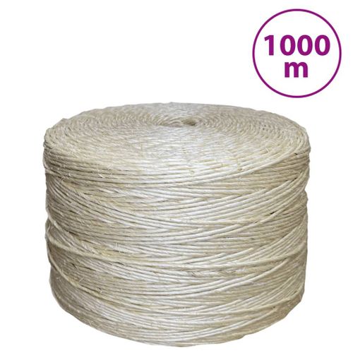 vidaXL Corde 100 % sisal 3 mm 1000 m