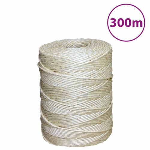vidaXL Corde 100 % sisal 2 mm 300 m