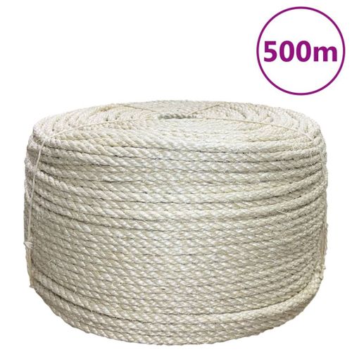vidaXL Corde 100 % sisal 10 mm 500 m