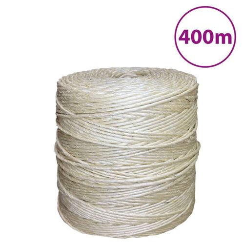 vidaXL Corde 100 % sisal 3 mm 400 m