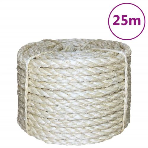 vidaXL Corde 100 % sisal 8 mm 25 m