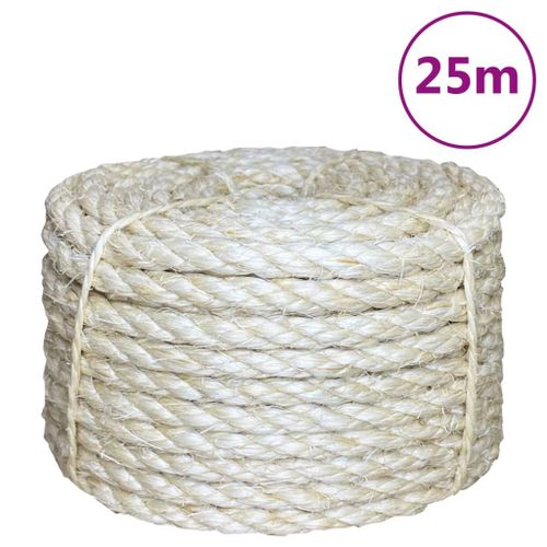 vidaXL Corde 100 % sisal 10 mm 25 m