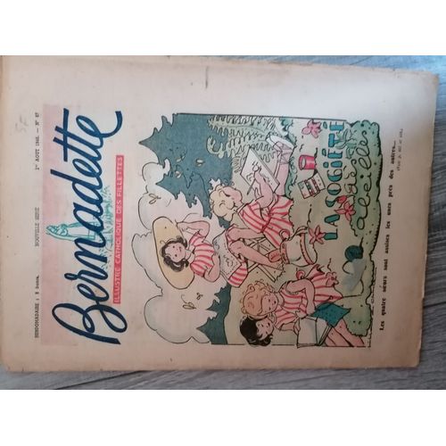 Revue Bernadette. Illustré Catholique Du 1 Aout 1948 N°87
