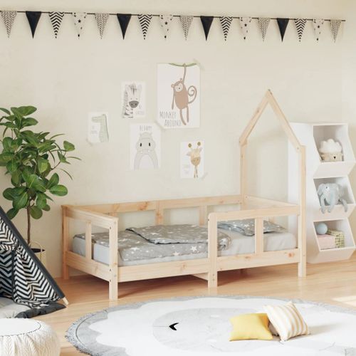 Vidaxl Cadre De Lit Pour Enfant 70x140 Cm Bois De Pin Massif