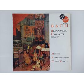Disque Vinyle 33 Tours Bach Brandenburg Concertos N° 3 & 4 In G (En Sol) - N° 5 In D (En Ré)