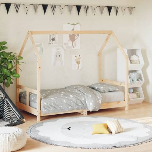 Vidaxl Cadre De Lit Pour Enfant 80x160 Cm Bois De Pin Massif