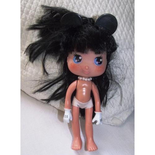 Poupée Famosa Minnie Disney Cheveux Noir Hauteur 17cm
