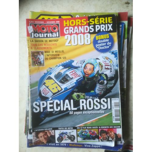 Moto Journal Hors Serie 2811 De 2008 Grands Prix,Rossi,Burgess,Di Meglio,Simoncelli