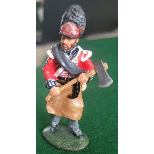 Soldat De Plomb Pionnier Royal Scots Fusiliers 1815