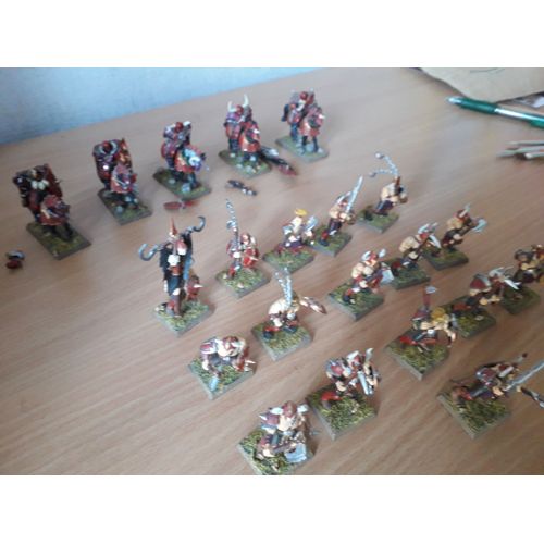 Lot Warhammer X5 Chevaliers Du Chaos Metal + X16 Maraudeurs