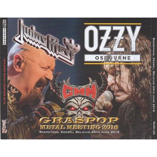 3 Cd's - Ozzy Osbourne & Judas Priest - Live Graspop 2018
