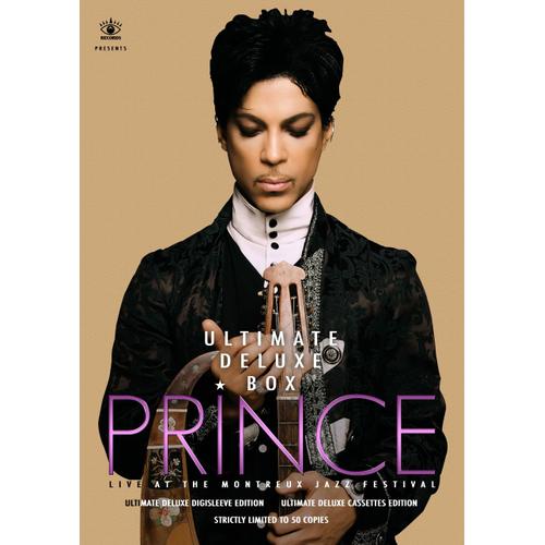 Prince - Live At The Montreux Jazz Festival 2013 - Night #3 - Ultimate Manila Box (Deluxe Digisleeve 2cd + 1dvd (Golden Discs) + 2 Clear Cassettes Pictured