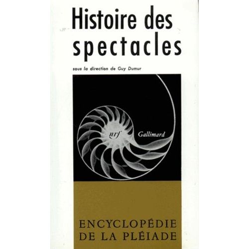 Histoire Des Spectacles