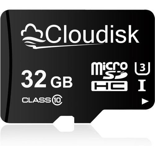 Carte Micro Sd 32Gb Carte Mémoire Micro Sdhc C10, U3, 32Gb
