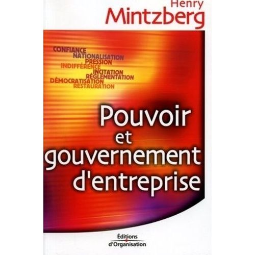 Pouvoir Et Gouvernement D'entreprise