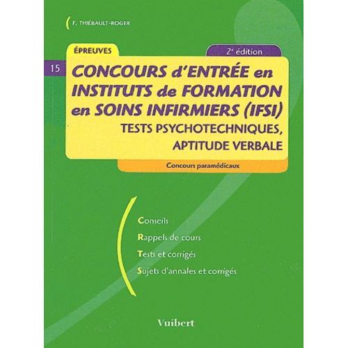 Concours D'entrée En Ifsi - Tests Psychotechniques D'aptitude Verbale