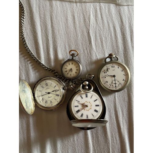 Lot De Montre À Gousset En Argent Et Quelques Gramme D¿Or . Me Faire Une Offre Sérieuse. 