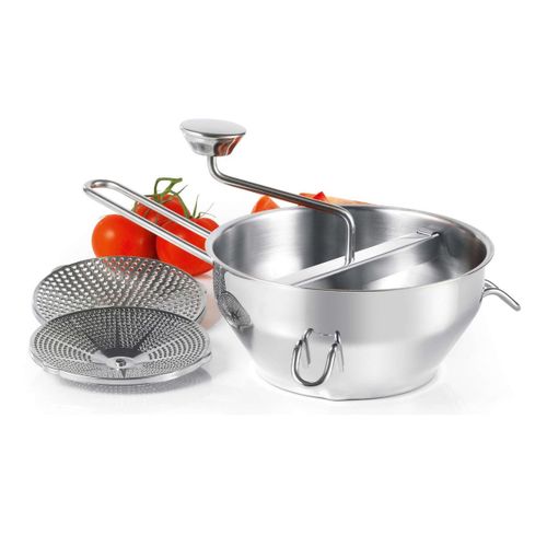 Kitchen Chef - Moulin Legume.3grilles.Inox. Kc.Moul-21.3