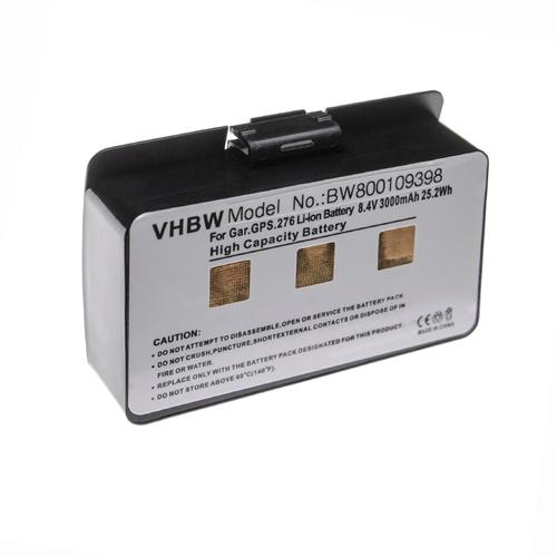 vhbw Batterie compatible avec Garmin GPSMap 276, 276c, 296, 378, 376, 376C, 278 appareil GPS de navigation (3000mAh, 7,4V, Li-ion)