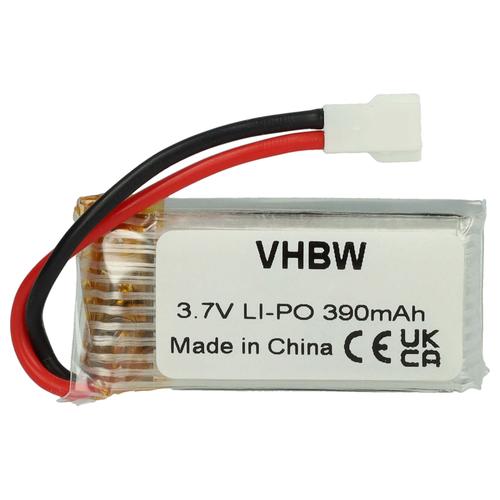 Vhbw Batterie Compatible Avec Hubsan X4 H107, H107d Drone (390mah, 3,7v, Li-Polymère)-Vhbw