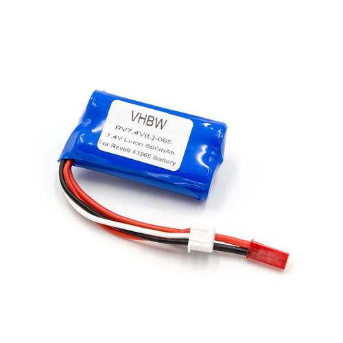 Vhbw Batterie Compatible Avec Revell Control Sky Spider 23978 Quadrocopter Drone (650mah, 7,4v, Li-Ion)-Vhbw
