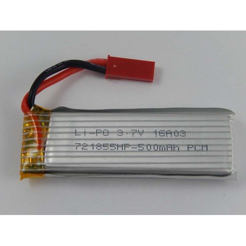Vhbw Batterie Li-Polymère 500mah (3.7v) Pour Drone Multicopter Quadrocopter Udi U817, U817a, U817c, U818, U818a Comme Revell 751860.-Vhbw