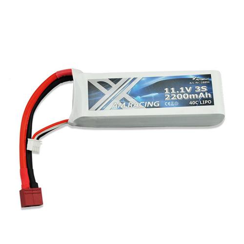 Batterie Lipo 2200 Mah 11.1 V Am-X Racing Dean T Plug-Amewi