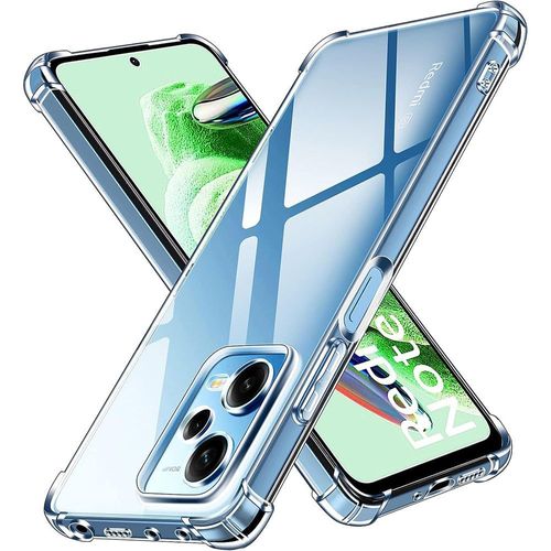 Coque Pour Xiaomi Redmi Note 12 5g - Silicone Antichoc Anti Rayures Transparent Slim Coins Renforcés - E.F.Connection