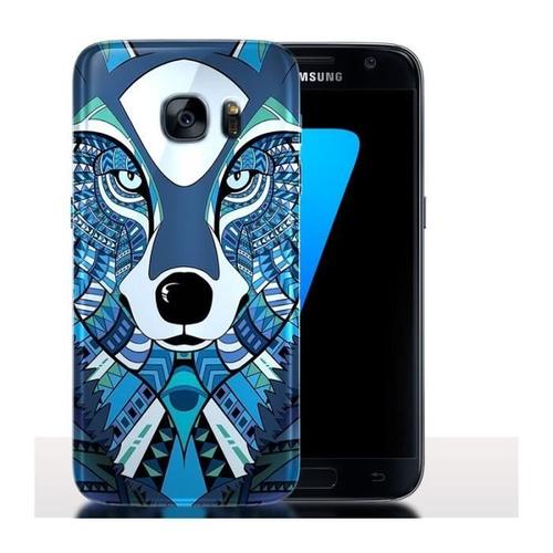 Coque Rigide Loup Bleu Samsung Galaxy S7