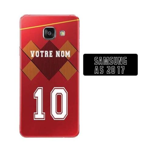 Coque Foot Belgique Samsung Galaxy A5 2017 Floquée