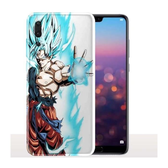 Coque Huawei P20 Super Saiyan Bleu